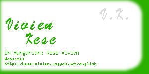 vivien kese business card